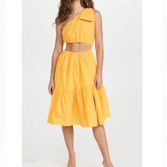 Black Halo Dresses & Skirts - Black Halo Atlas Dress in banana pop